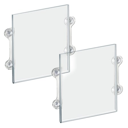 Azar Displays 11"W x 14"H Sign Frame W/ suction cups, PK2 106612